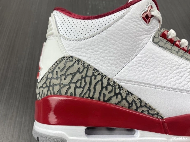HYPE Retro 3 Jordan Cardinal CT8532-126 Red 0705